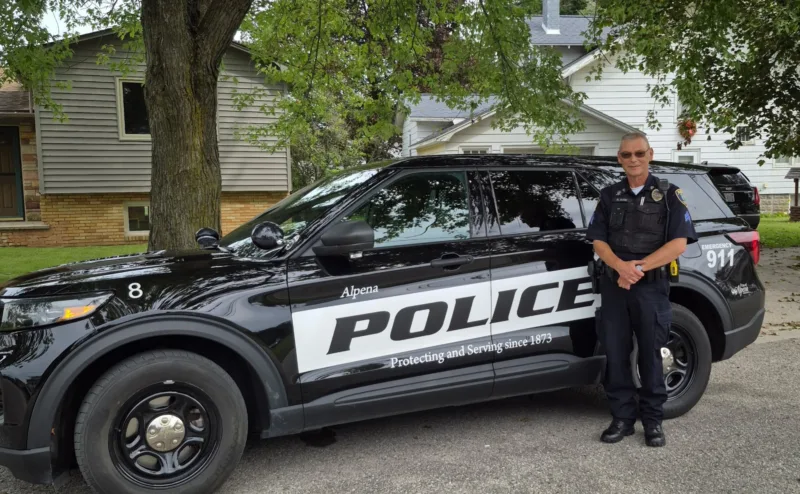 Sergeant Bluck honored after three decades of service in Alpena
